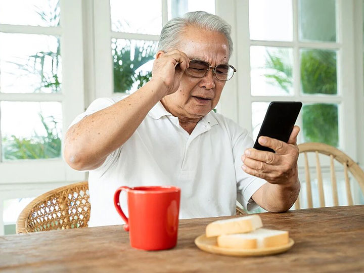 When 'reading glasses' become' frosted mirrors'? Senile cataract? Is it good to count?